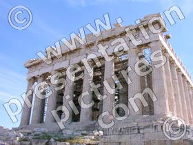 acropolis parthenon - powerpoint graphics