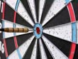 bullseye dartboard - powerpoint graphics