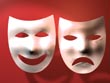 comedy tragedy masks - powerpoint graphics