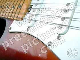 electric guitar - powerpoint graphics