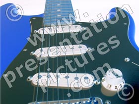 electric guitar - powerpoint graphics