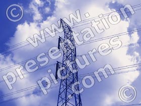 electricity pylon - powerpoint graphics