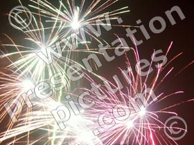 fireworks - powerpoint graphics