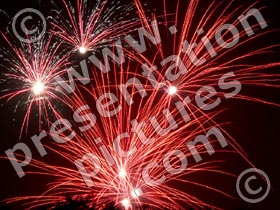 fireworks - powerpoint graphics