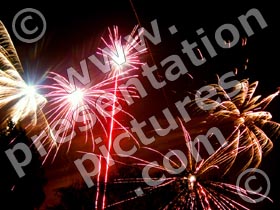 fireworks - powerpoint graphics