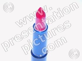 lipstick - powerpoint graphics