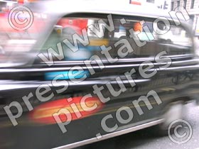 london taxi - powerpoint graphics