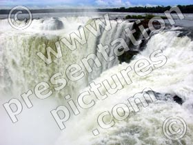 massive waterfall - powerpoint graphics