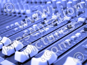 mixing desk - powerpoint graphics