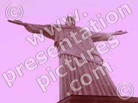 rio statue - powerpoint graphics