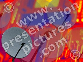 satellite dish - powerpoint graphics