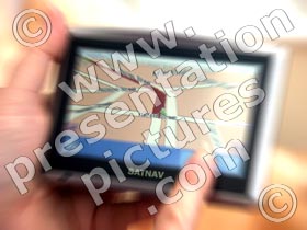 satnav - powerpoint graphics