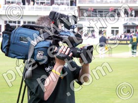 sports tv cameraman - powerpoint graphics