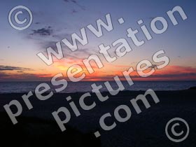 sunset - powerpoint graphics