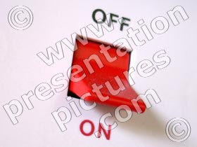 switch on off - powerpoint graphics