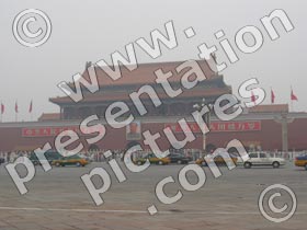 tiananmen square smog - powerpoint graphics