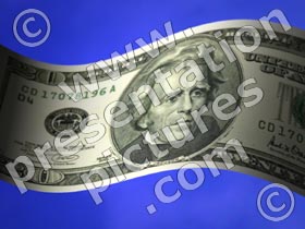 twenty dollars - powerpoint graphics