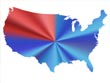 us redblue swirl - powerpoint graphics